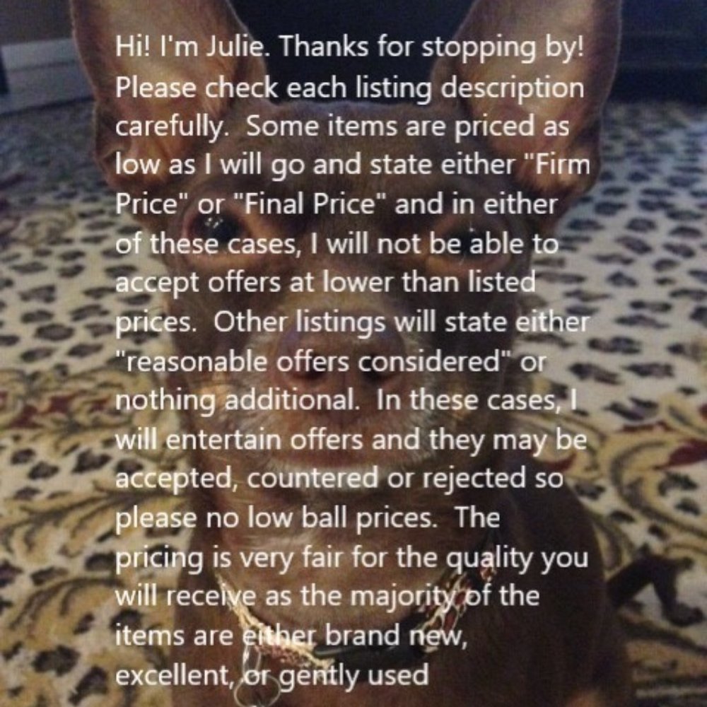 Meet your Posher, Julie!